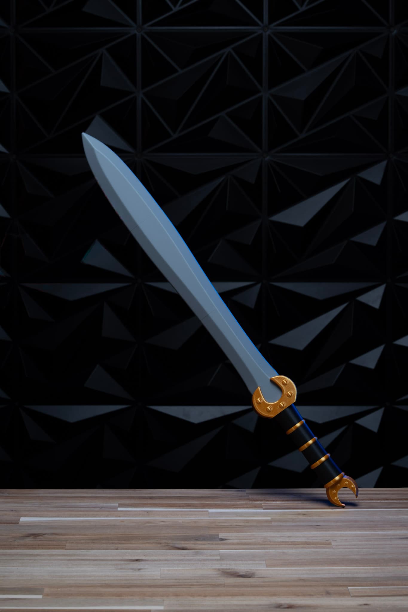 Celtic Combat Sword - Cosplay Prop Kit | No Supports, No AMS, No Glue 3d model