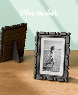Modern 3D Printable Photo Frame Kumo for 90x130mm Picture Size 3d model