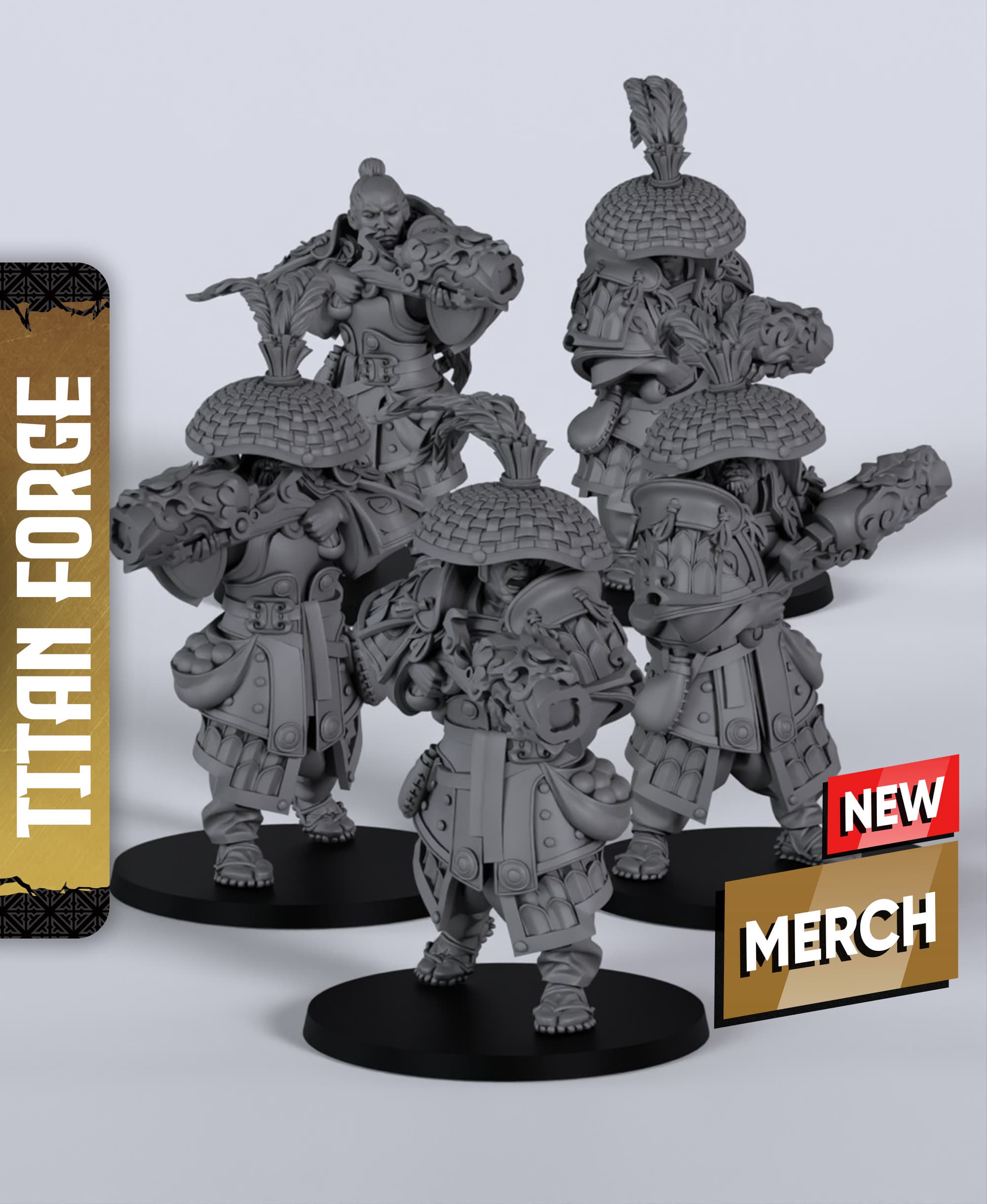 Hard Mortars - With Free Dragon Warhammer - 5e DnD Inspired for RPG and Wargamers 3d model