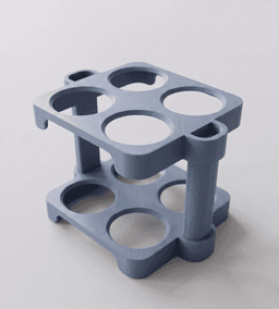 Minimalist Modular Kitchen Egg Rack 3d model