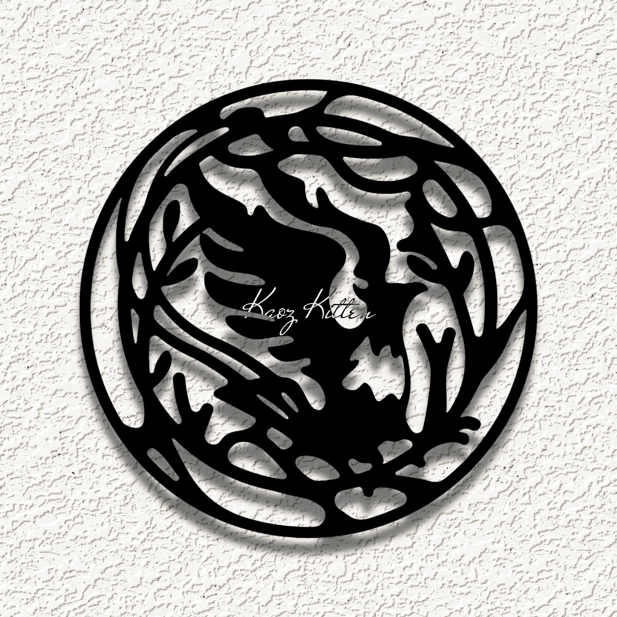 phoenix bird WALL ART HOME DECOR 3d model