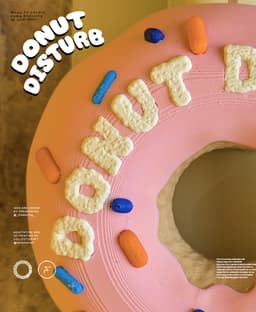 Donut Disturb - Door Hanger 3d model