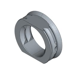 D-LOCK_CONNECTOR_L-M-SINGLE-FLANGE-THRU 3d model