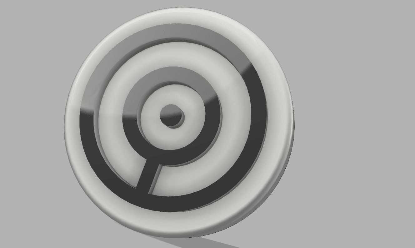 POKEMON UNOWN NON-MMU FRIDGE MAGNET “O” 3d model