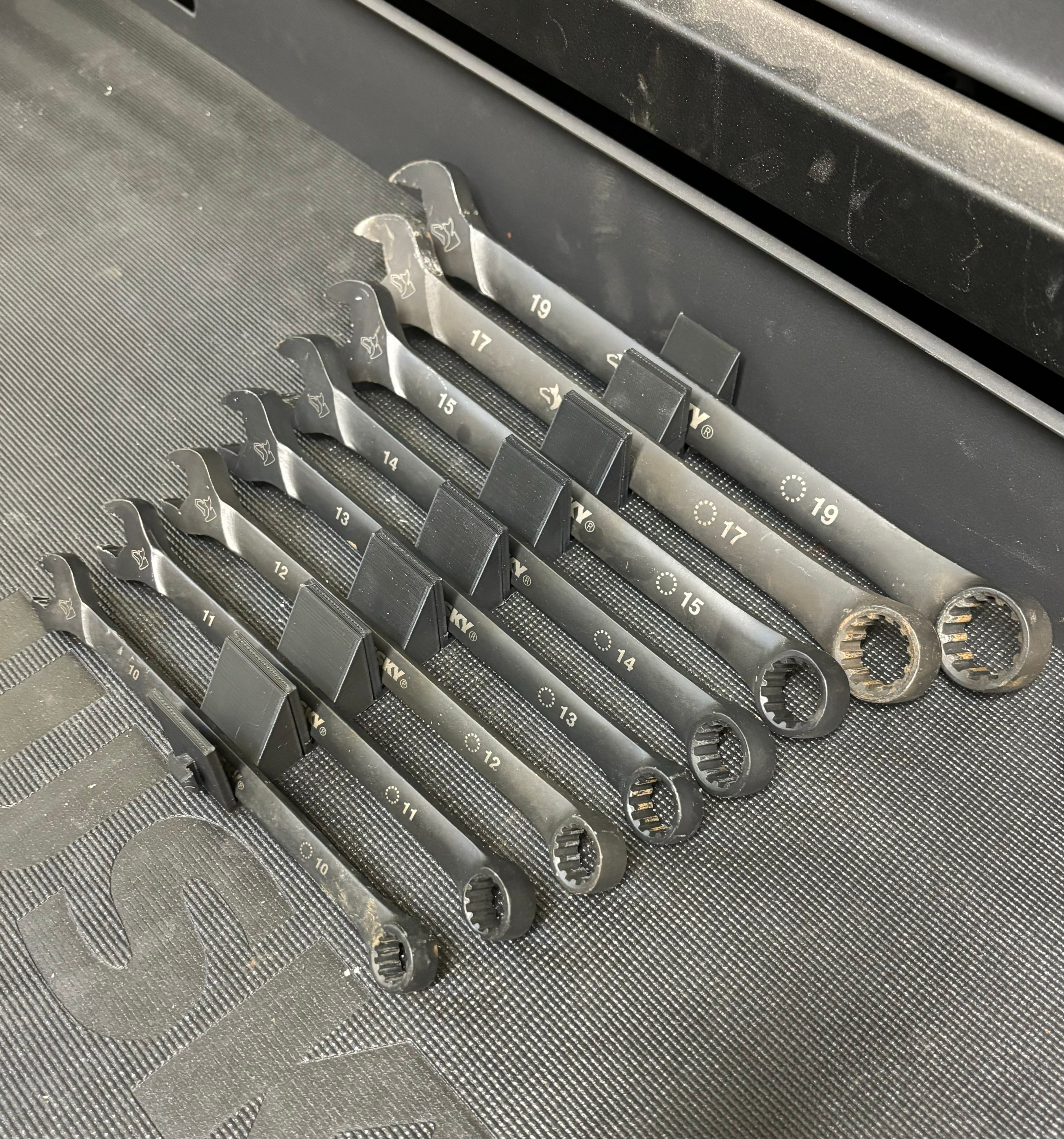 Interlocking Wrench Holder 3d model