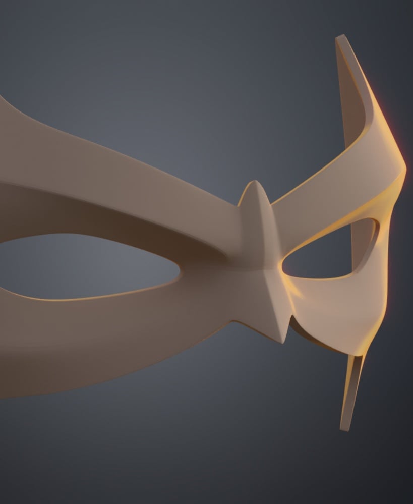 Nightwing's Mask - DC 3d model