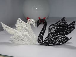 Swan - Parametric Design for Resin or SLA Printers 3d model