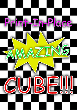 Print-In-Place Cube 200mm³ 3d model