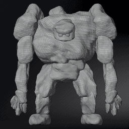 Rocky Golem | RGP TableTop Golem 3d model