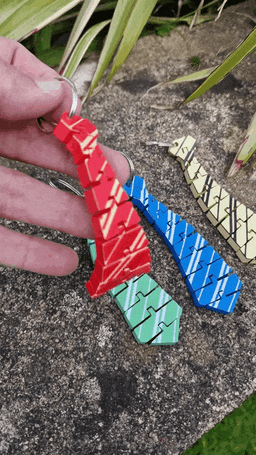 Articulated Wizard School Tie 3d model