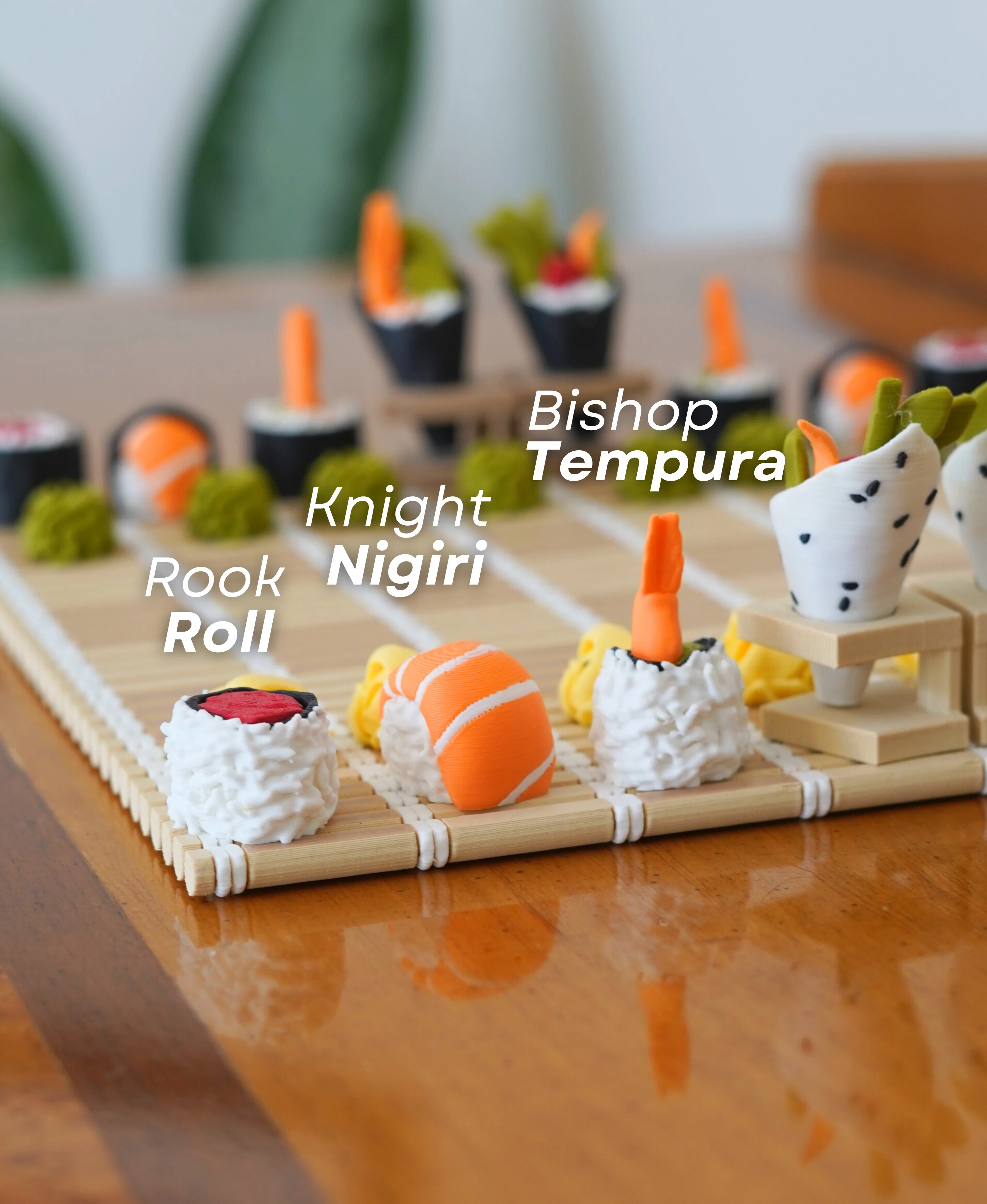 Sushi Chess - The Sushi Themed Chess Set 3d model