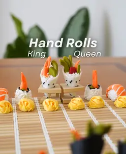 Sushi Chess - The Sushi Themed Chess Set 3d model