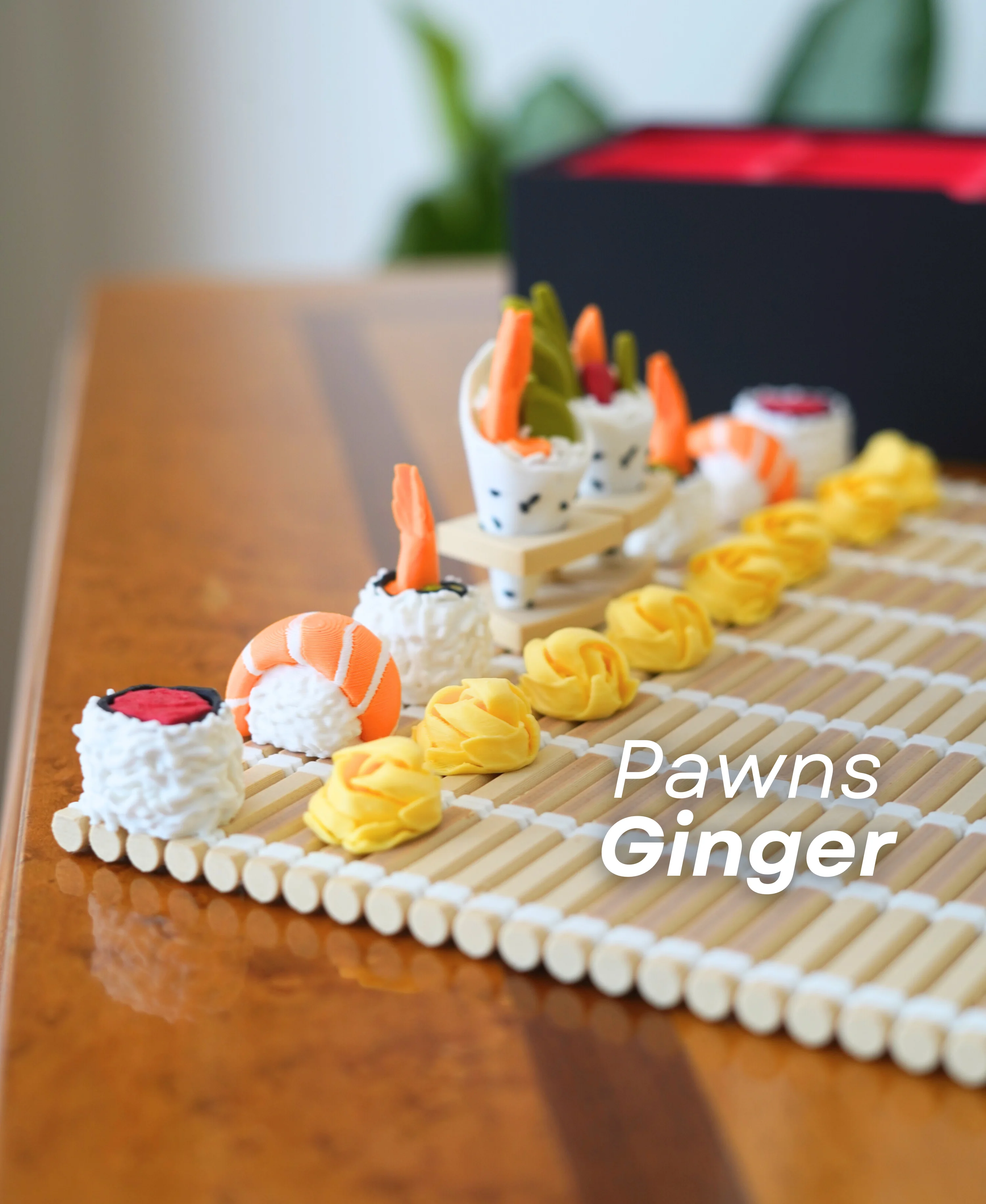 Sushi Chess - The Sushi Themed Chess Set 3d model