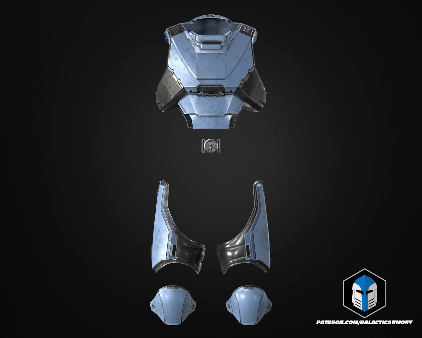 HD2 - SEAF Trooper Armor - 3D Print Files 3d model
