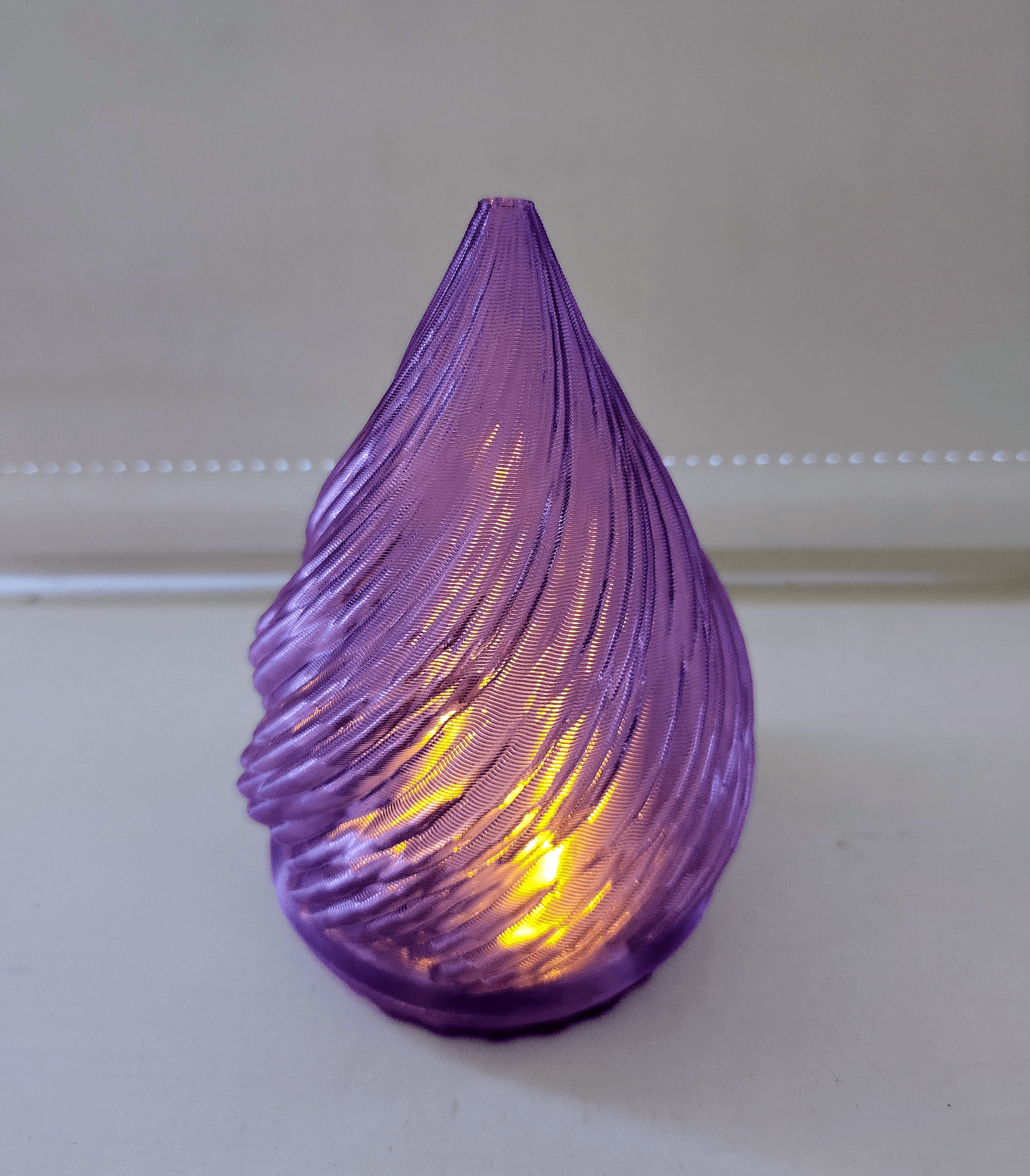 Flame Tea Light Holder 3d model