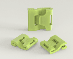 Rubberband Clip / Buckle 3d model