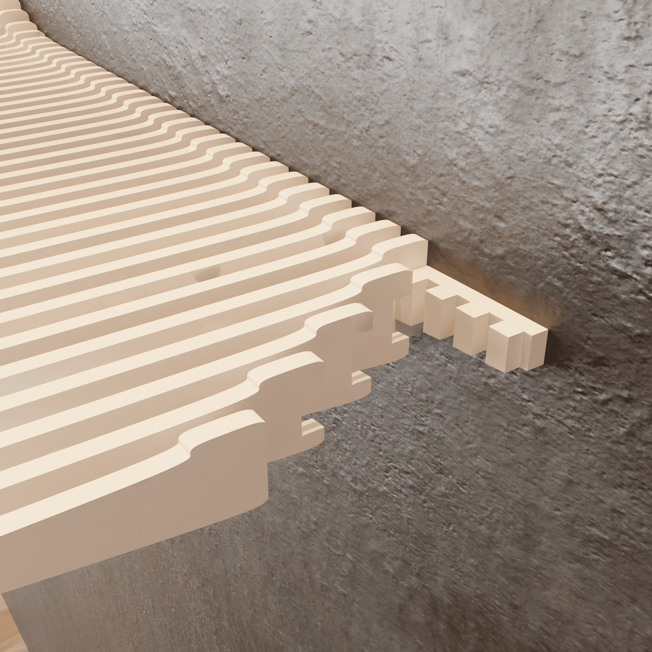 Parametric Shelf Design 3d model