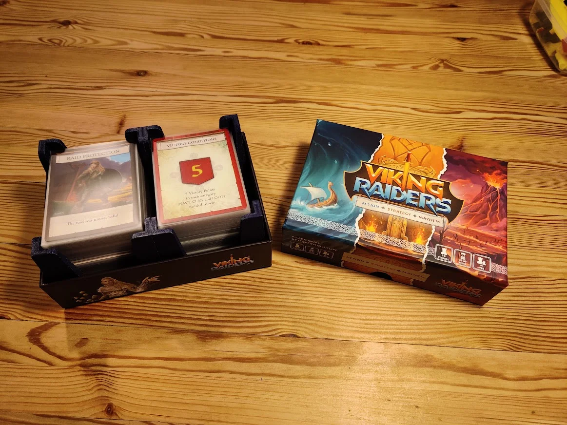 Viking Raiders insert to sleeved cards 3d model
