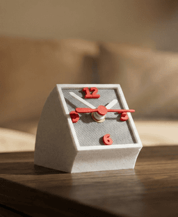 Minimalist Desk Clock 3d model