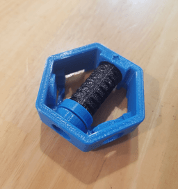 Hextraction - TPU Flexi-Tube Tile 3d model