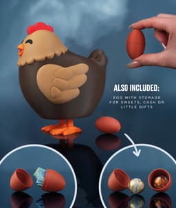 Henriegga – The Chocolate Egg-Laying Chicken 3d model