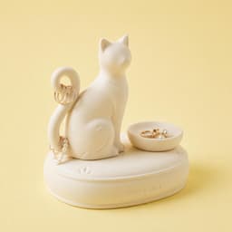 Cat Jewelry Holder – 3D Printable Ring Dish and Vanity Organizer 3d model