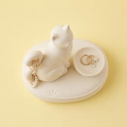 Cat Jewelry Holder – 3D Printable Ring Dish and Vanity Organizer 3d model