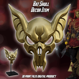Home Decor Bat Skull Stand Marvel Rivals Adam Warlock 3d model