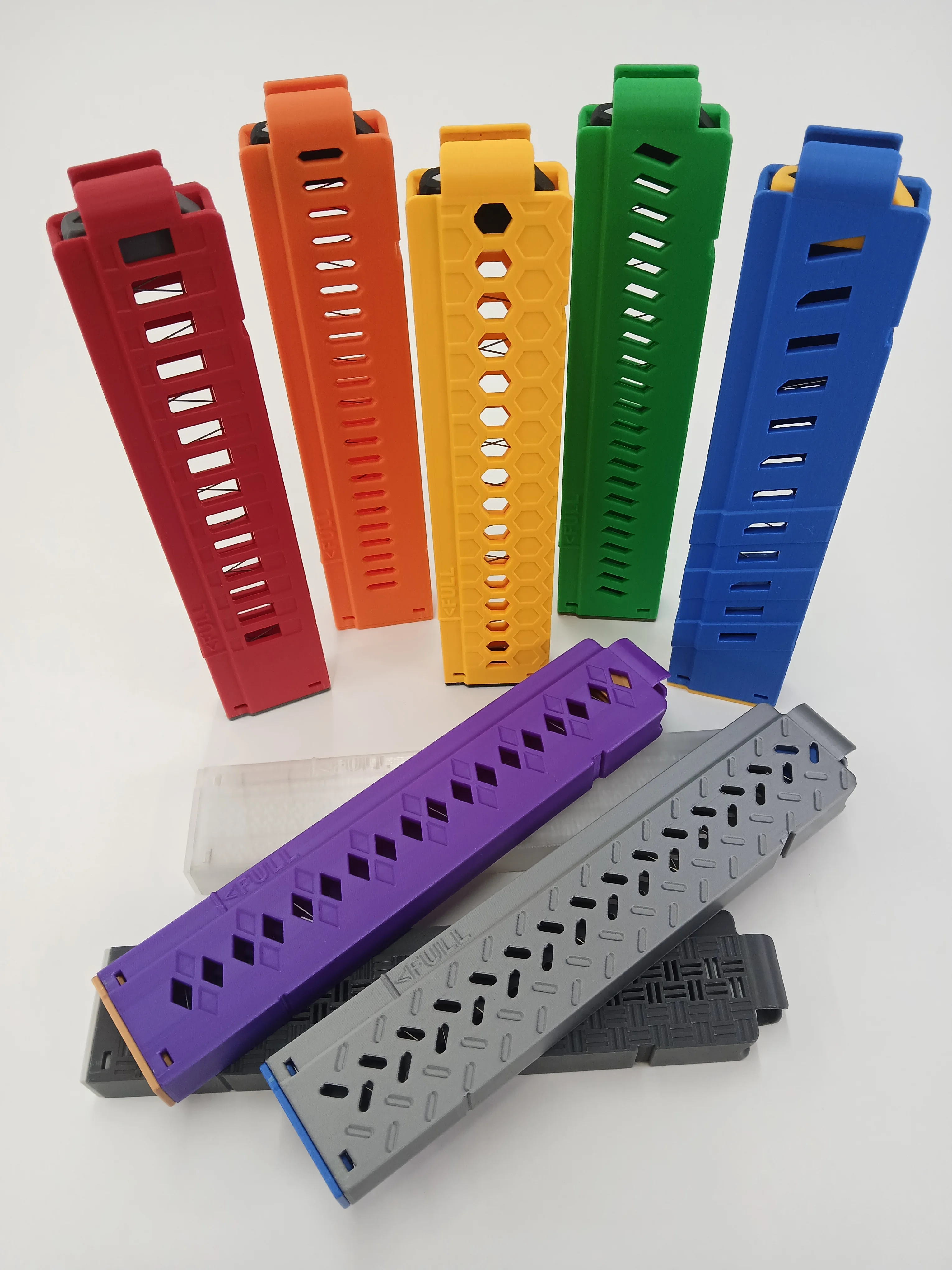 Nerf Talon Magazine - 9 Variations 3d model