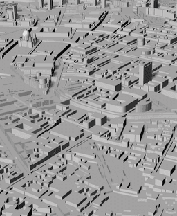 BERLIN, Skyline 3d map 3d model