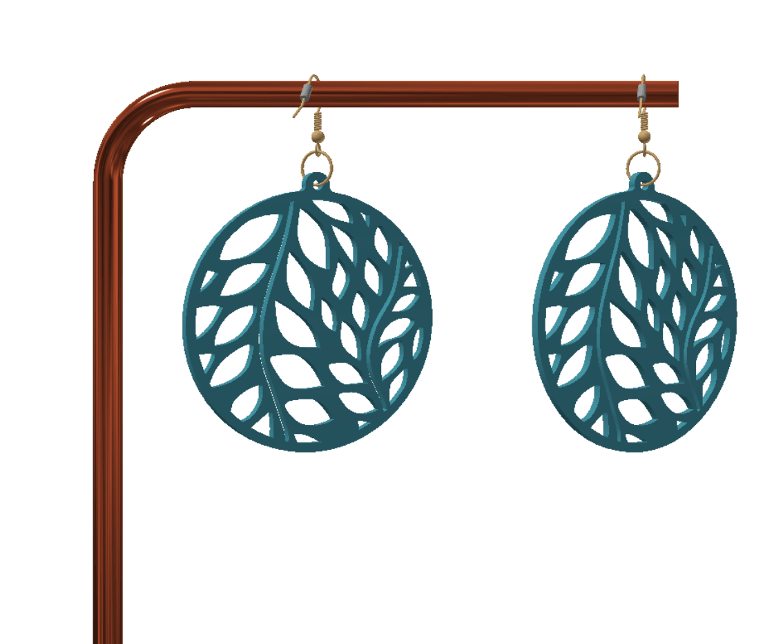 Cute keychain / earrings 3d model