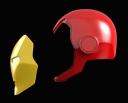 Ironman Classic Comic Book Helmet 3d model