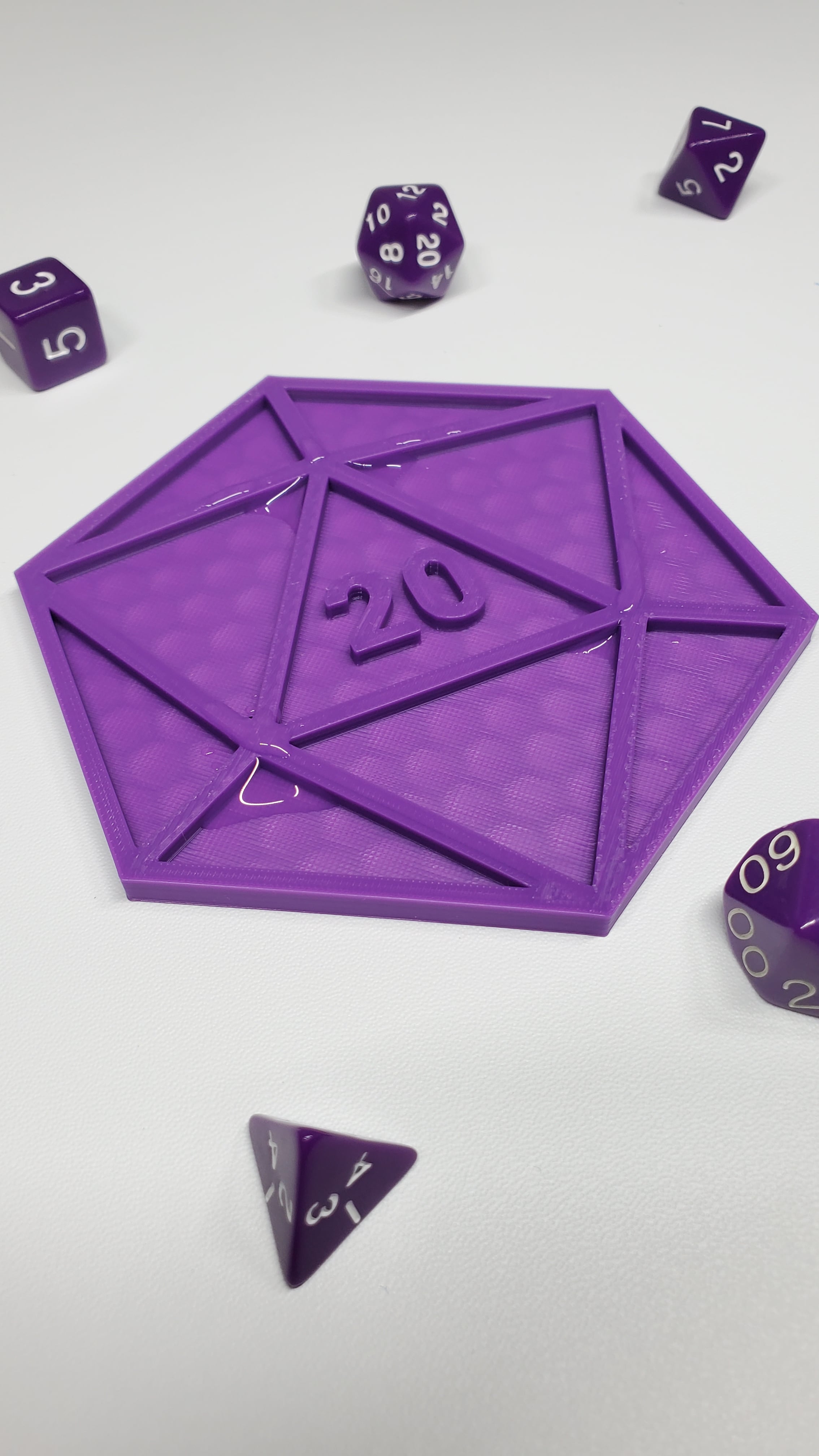 d20 coaster 3d model
