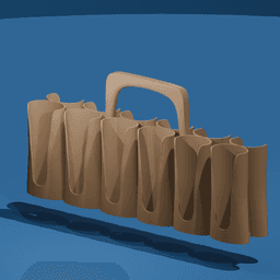 Paint Tube Holder with Handle 3d model