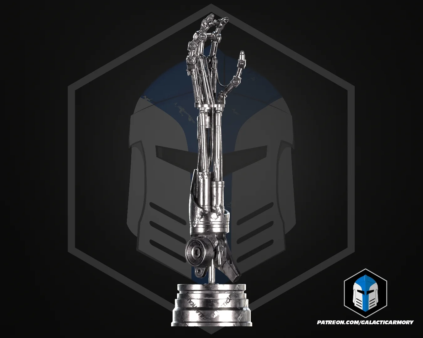 T-800 Arm - 3D Print Files 3d model