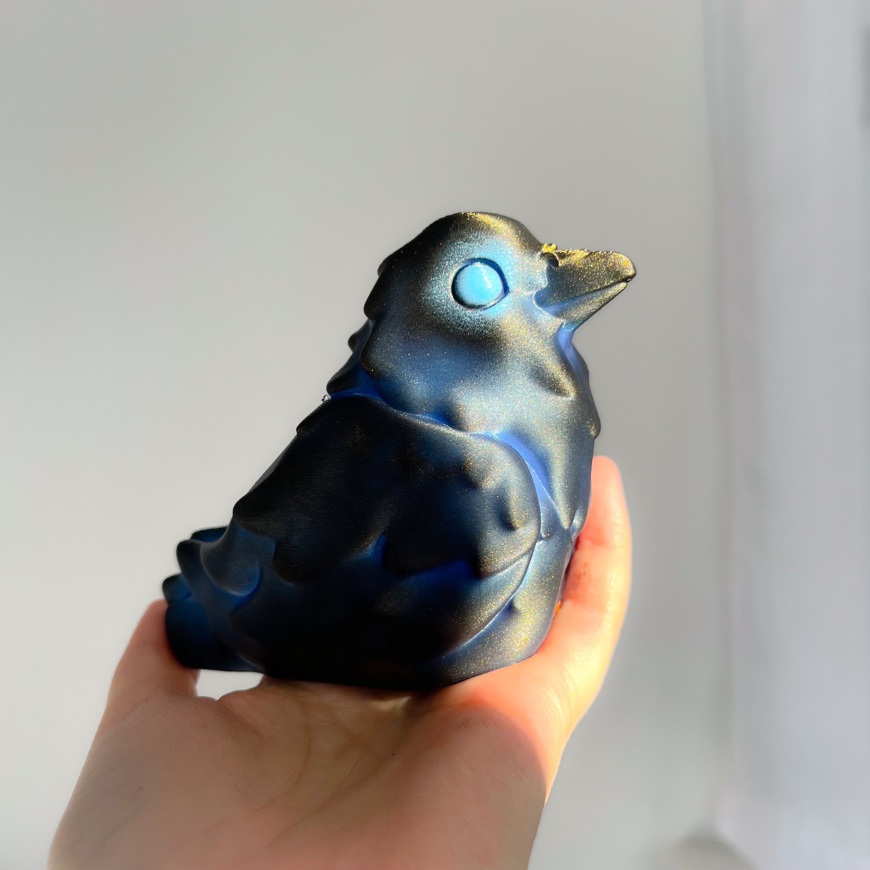 Raven Sculpt, Pot, and Keychain Bonus 3d model