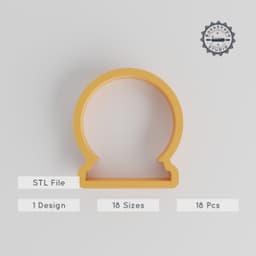 Magic Ball Shape Cutter Set, Crystal & Enchanted Orb, 18 Sizes, Perfect for Cookies, Fondant, Clay, Halloween Party Decor PRODUCT_4414 3d model