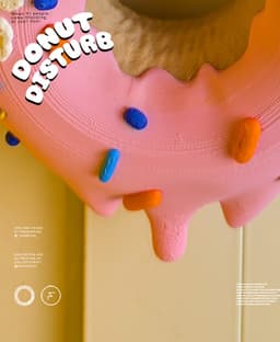 Donut Disturb - Door Hanger 3d model