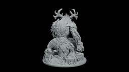 Rootbound Leshy Sentinel STL - Forest Guardian Printable Statue 3d model