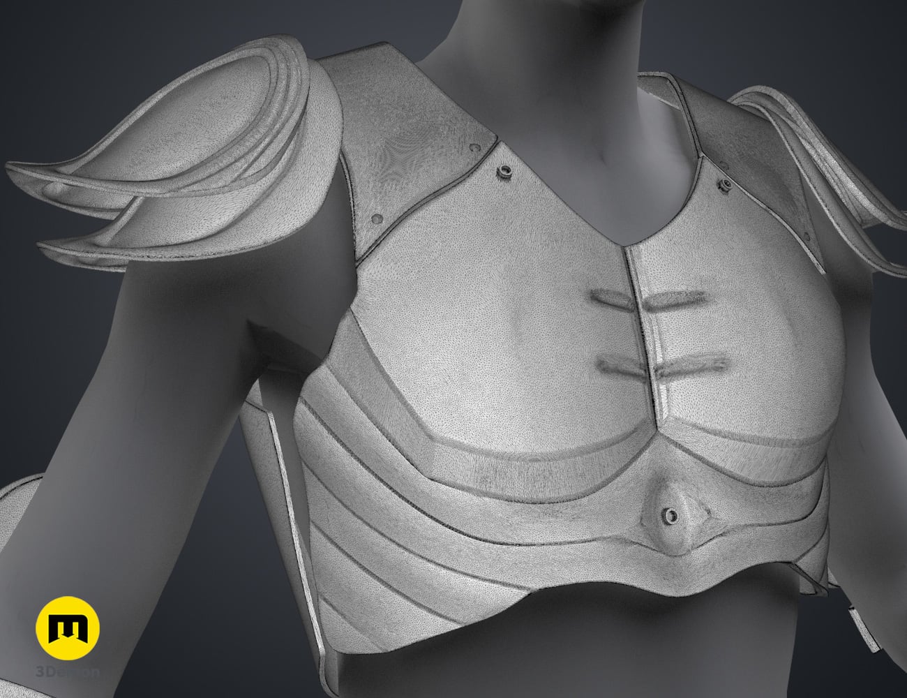 Kull Warrior Armor - Stargate 3d model