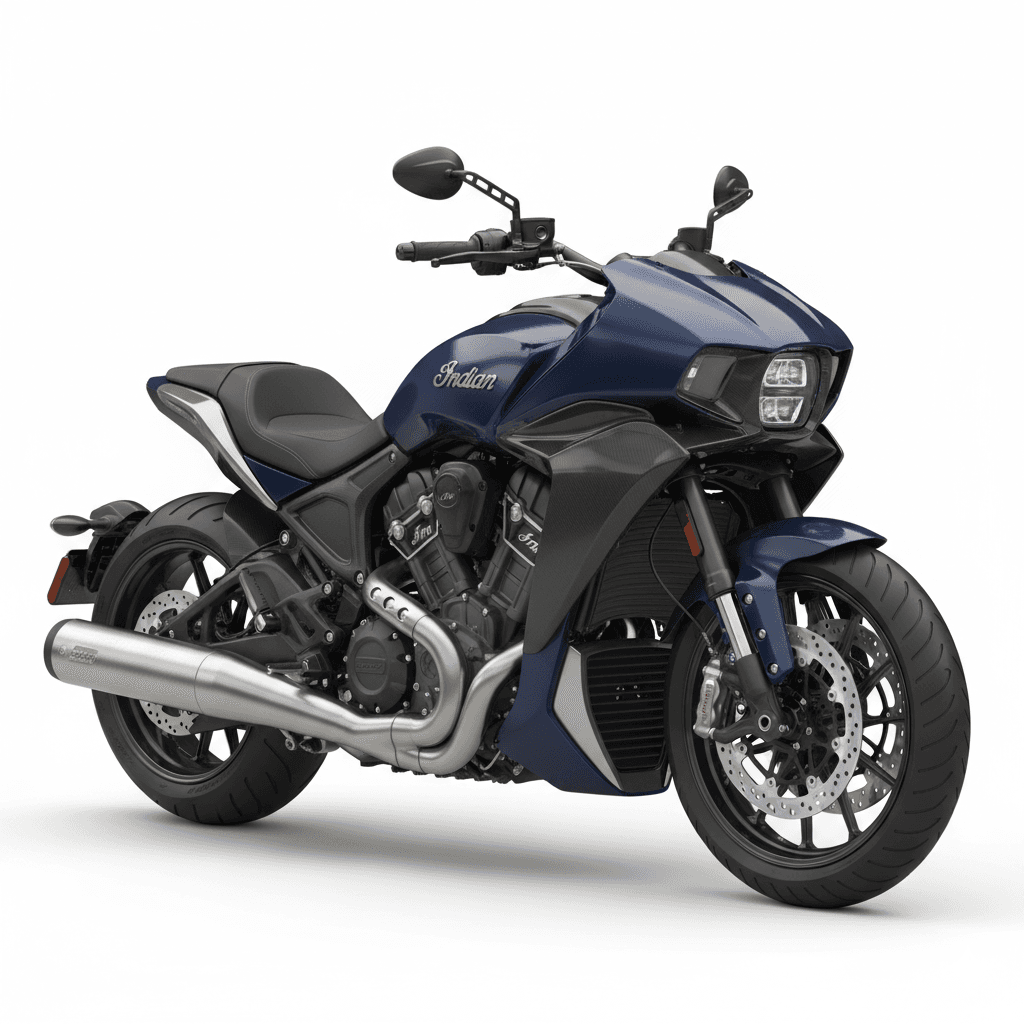 Indian Chieftain Limited Touring Motorcycle 3d model
