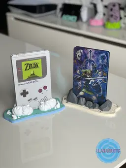 Nintendo Switch Steelbook/Game Display Stand Set 3d model