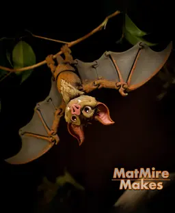 Bat- Articulated Figure 3d model