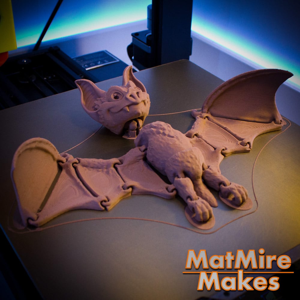 Bat- Articulated Figure 3d model