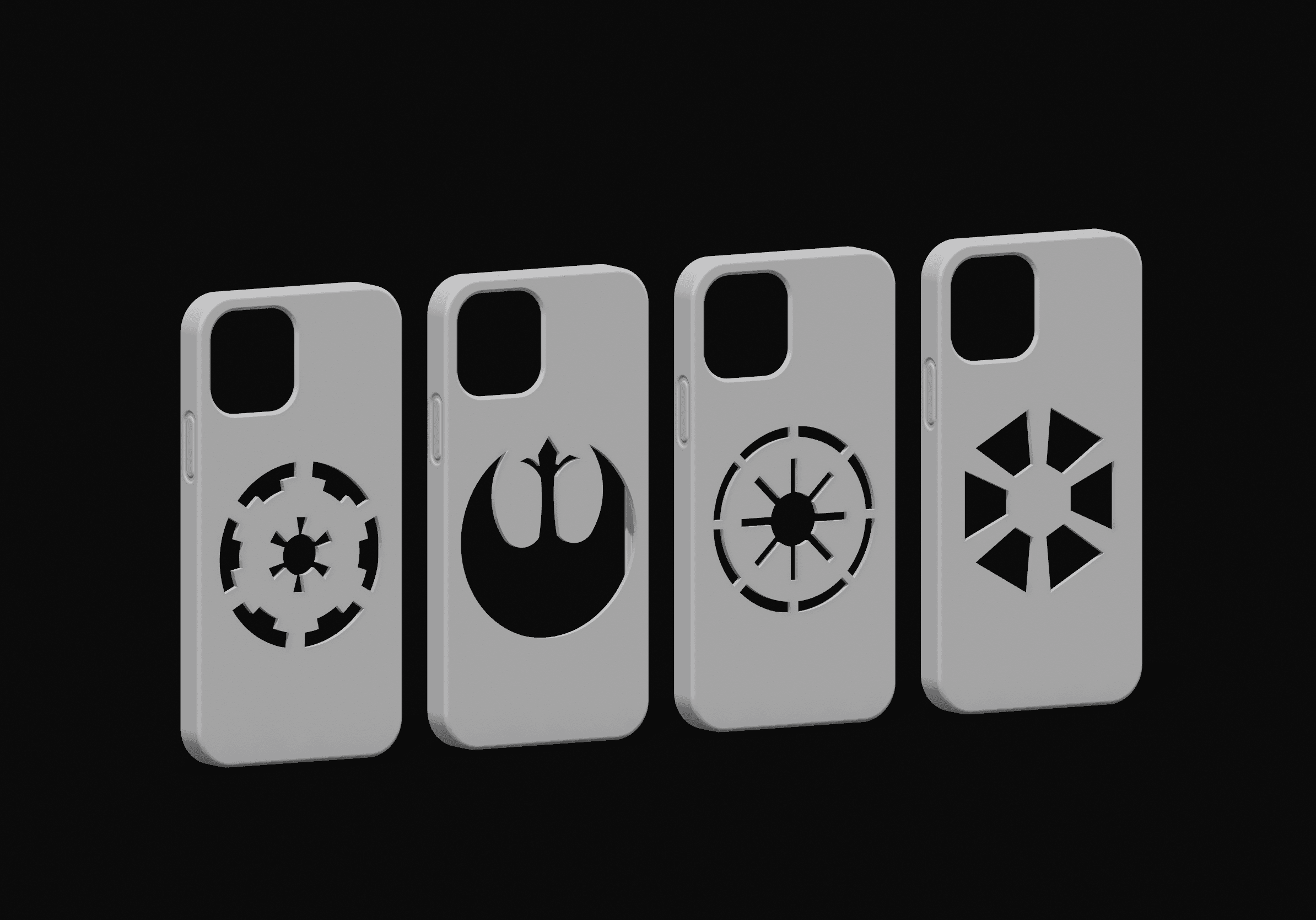 Star Wars Factions iPhone 12 covers 3d model