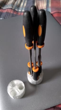 Needle file holder (Print in TPU or similar) 3d model