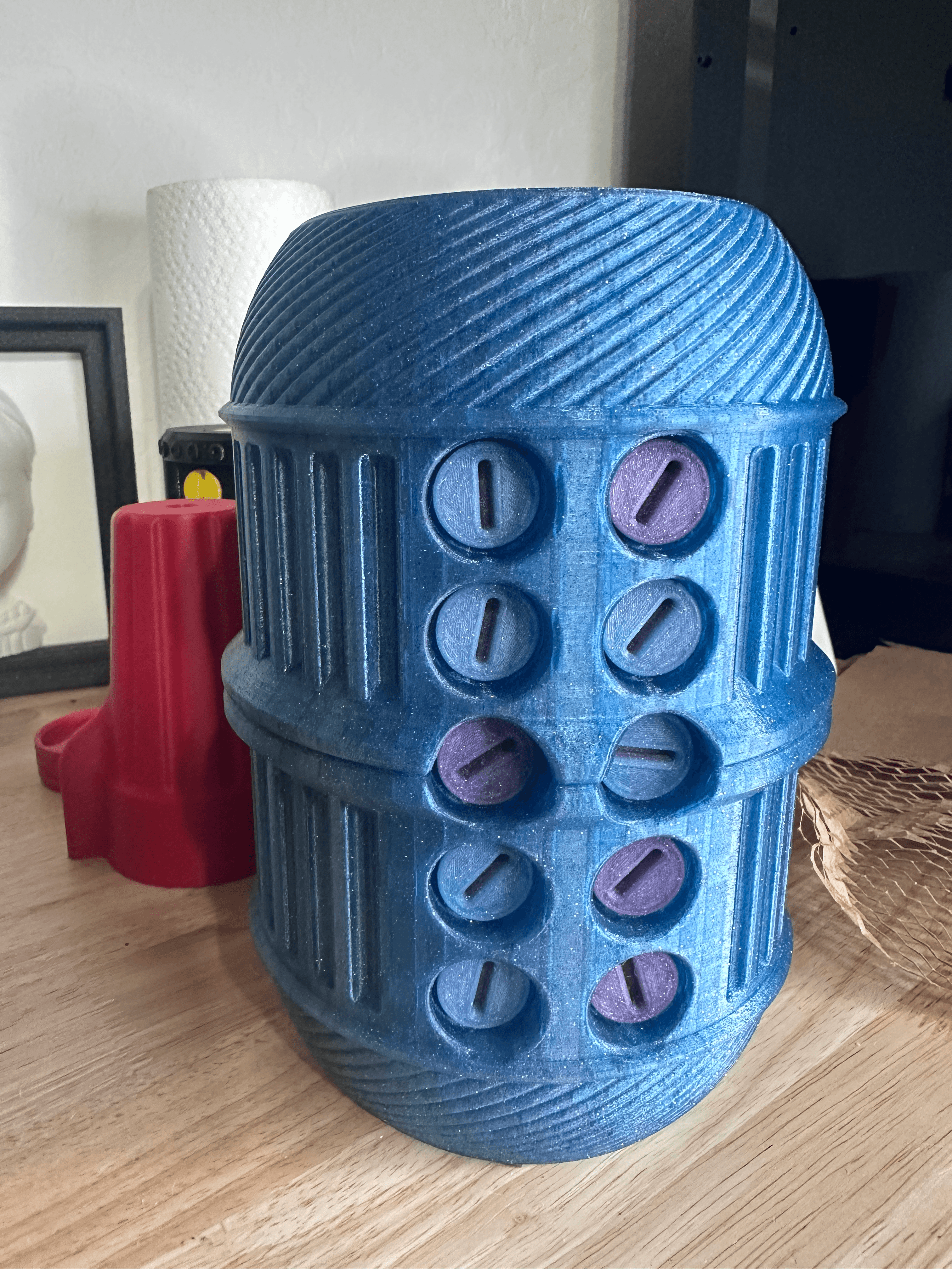 PILLAR OF PAIN - ANNOYING BOX - GIFT BOX WITH 90 SCREWS AND FOUR LAYERS FOR THE BEST GIFT 3d model