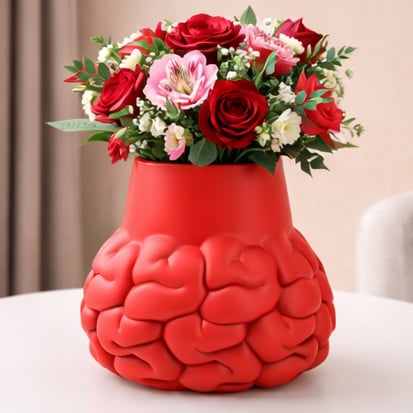 BRAIN VASE 3d model