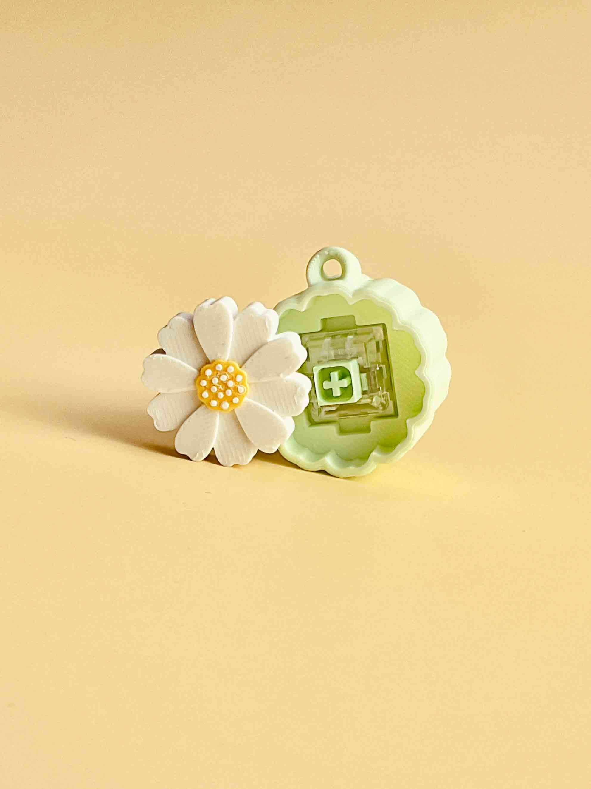 Flower Clicker Keychain Fidget Toy Bundle 3d model
