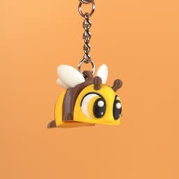 Flexi Articulated Bumblebee and Beehive 3d model